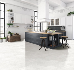 Meltex lyx vinylgolv 7,5 mm, Grå med svart fog