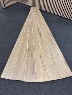 Trägolv Originals Rökt Ek, vitoljad - RESTPARTI