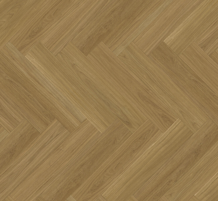 Parador Vinyl Trendtime 3 Sillben - Ek Oxford karamellbrun, sidenmatt struktur