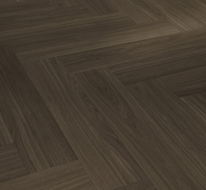 Parador Vinyl Trendtime 3 Sillben - Ek Oxford mörkbrun, Sidenmatt struktur