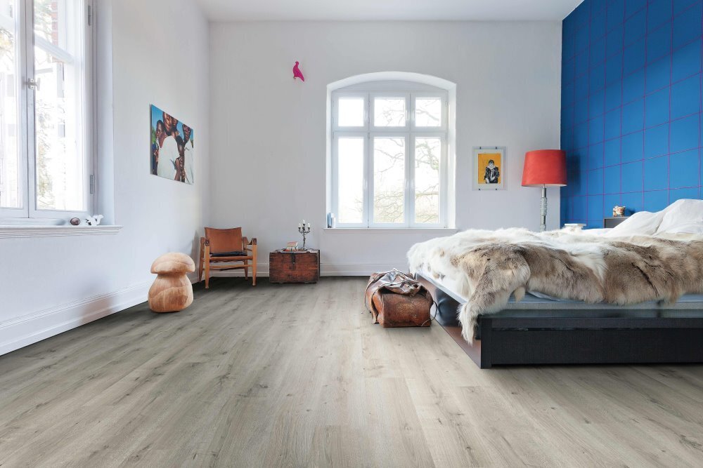 Laminatgolv, Plank Ek Breda Grå - RESTPARTI