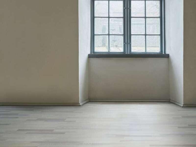 Timberman Parkett - 3-stav Ask, Accent borstad, vit