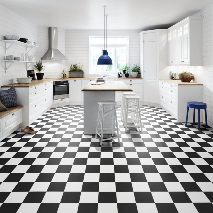 Tarkett Iconik T-Extra, Albi - Svart och vit