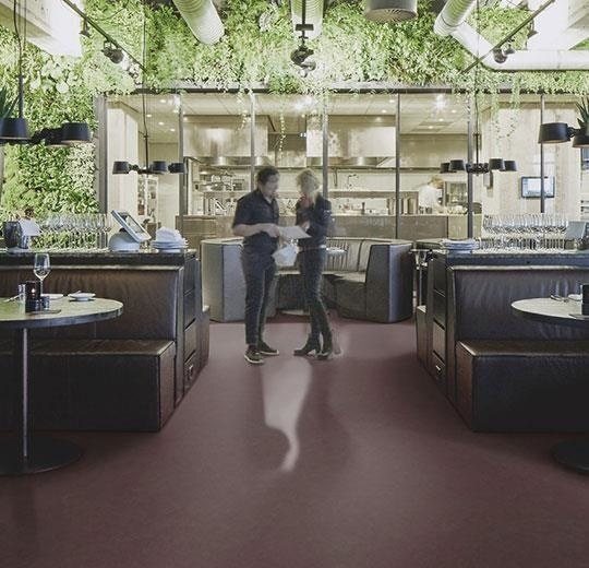 Marmoleum Walton - Auberginelila