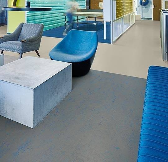Marmoleum Concrete - Blue Shimmer