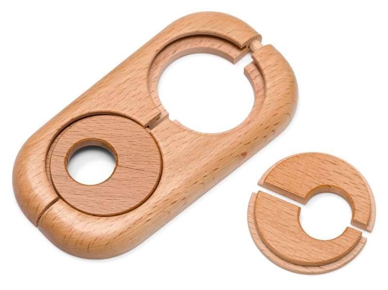 Rosetter för dubbla värmerör