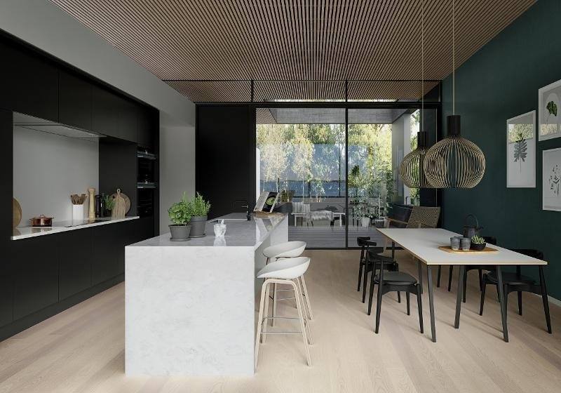 BOEN Ask vit Live Pure Andante, Plank