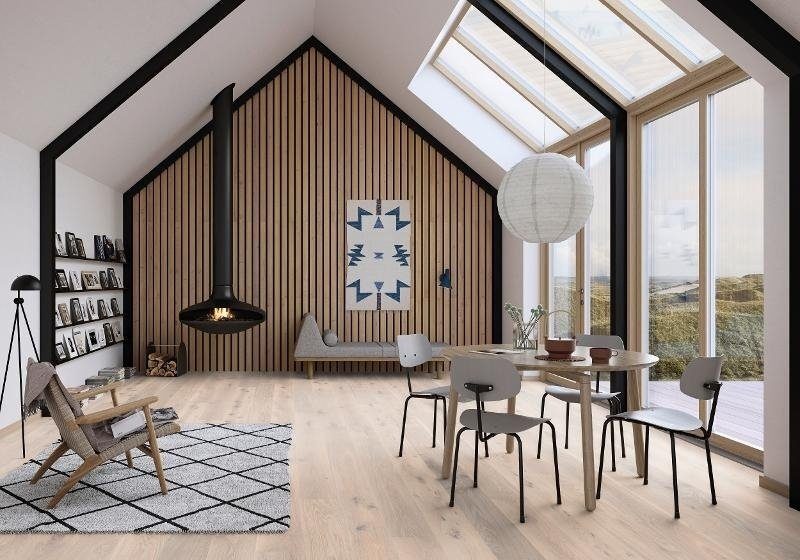 BOEN Ek Pale White Vivo, Planka