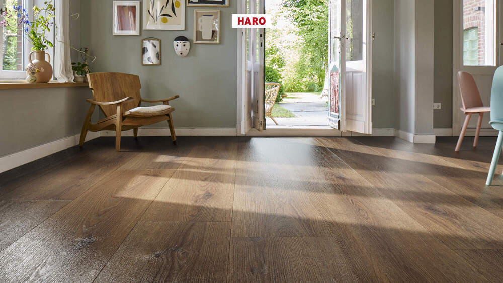 Haro laminatgolv, Gran Via - Ek Contura, Rökt