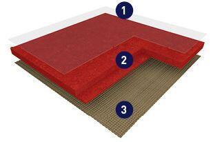 DLW Marmorette linoleum, Light Sahara