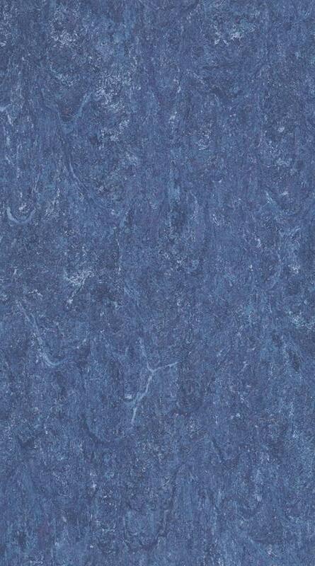 DLW Marmorette linoleum, Ink Blue