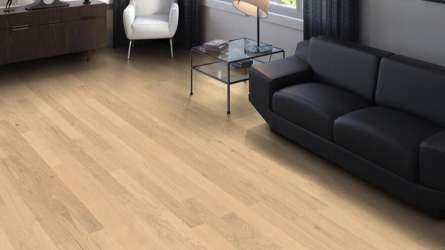 Fiskbensparkett Allegro - Ek invisible Naturale borstad nD