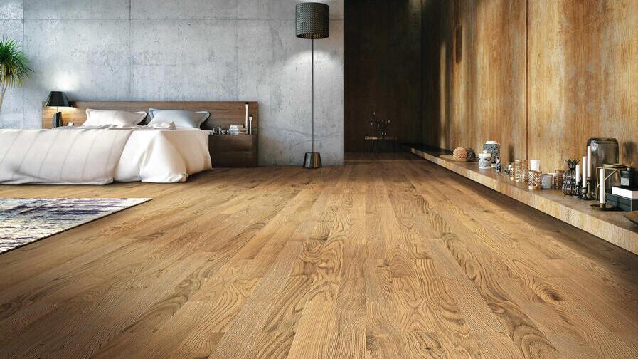 Sillbensparkett Allegro - Ek naturale borstad nD