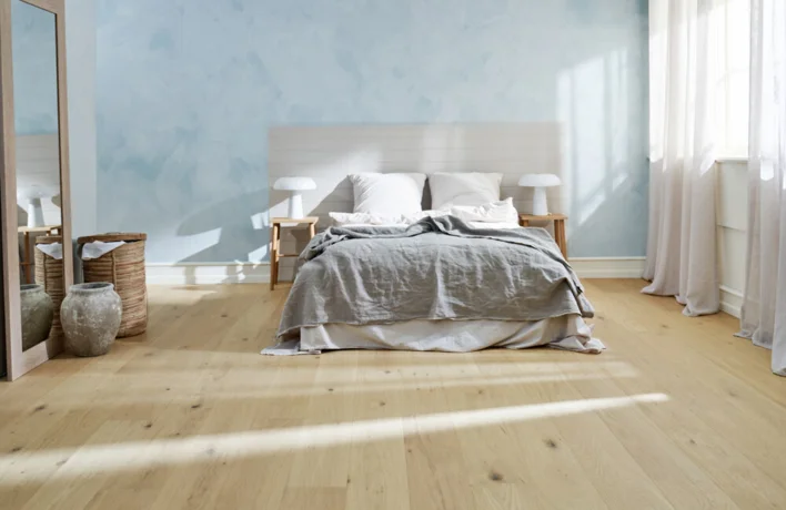 Timberman Slotsplank - Ek Accent borstad, ultramatt vitlack