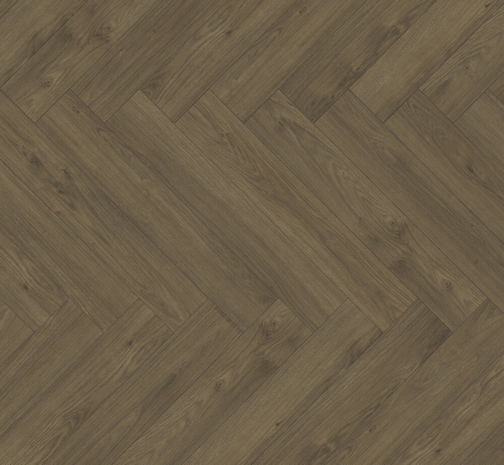 Parador Trendtime 3 - Ek Mont Blanc mörkbrun matt struktur, Fiskben