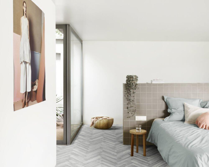 Vinylgolv - Plaza Sillben grå ek - REST 875X380 CM.