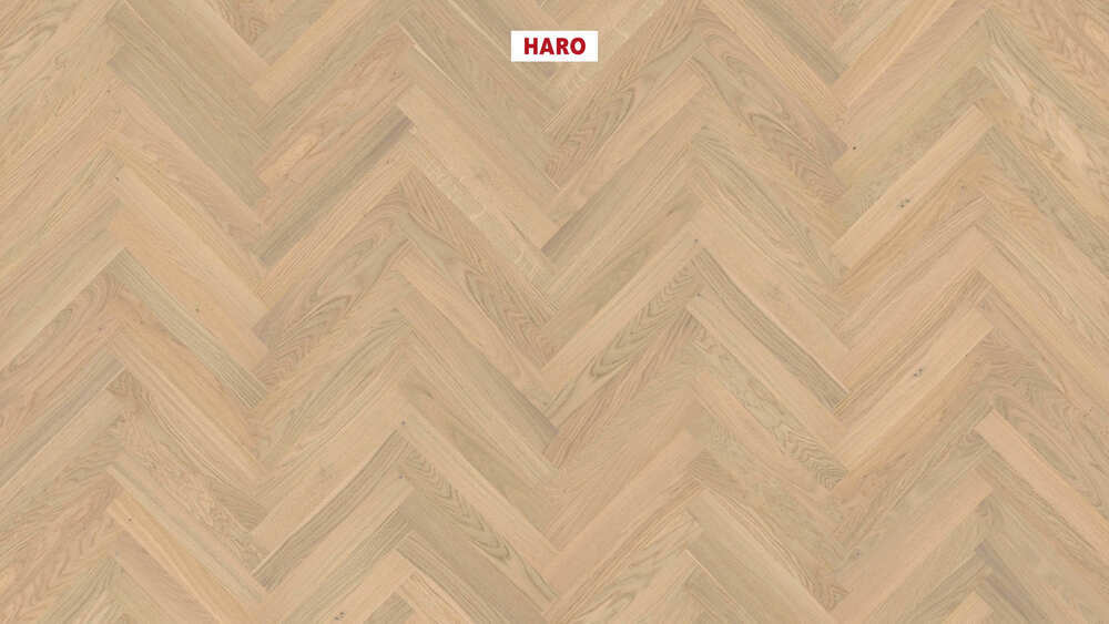 Sillbensparkett Allegro - Ek ljusvit Objekt nD