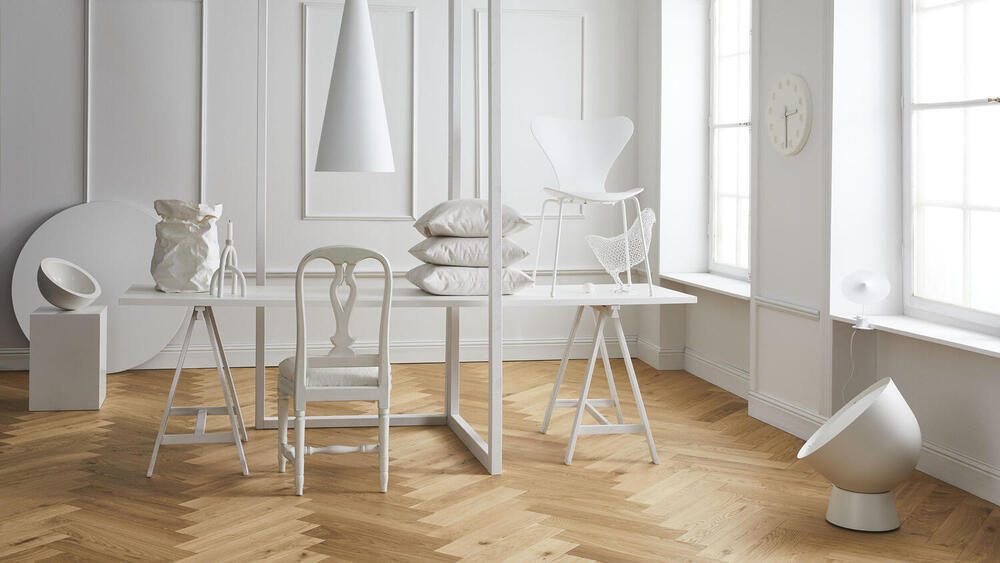 Segno, Fiskbensparkett, Ek