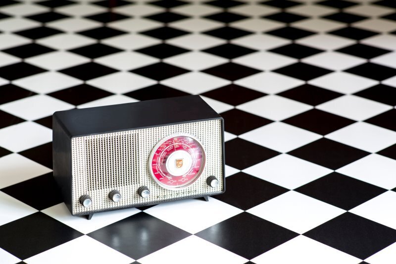 Artifact vinylgolv - York Harlequin svart/vit - REST 355X400 CM.