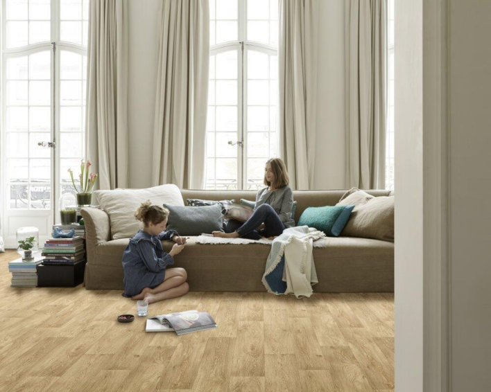 Vinylgulv - Rimini Aged Oak - REST 490X400 CM.